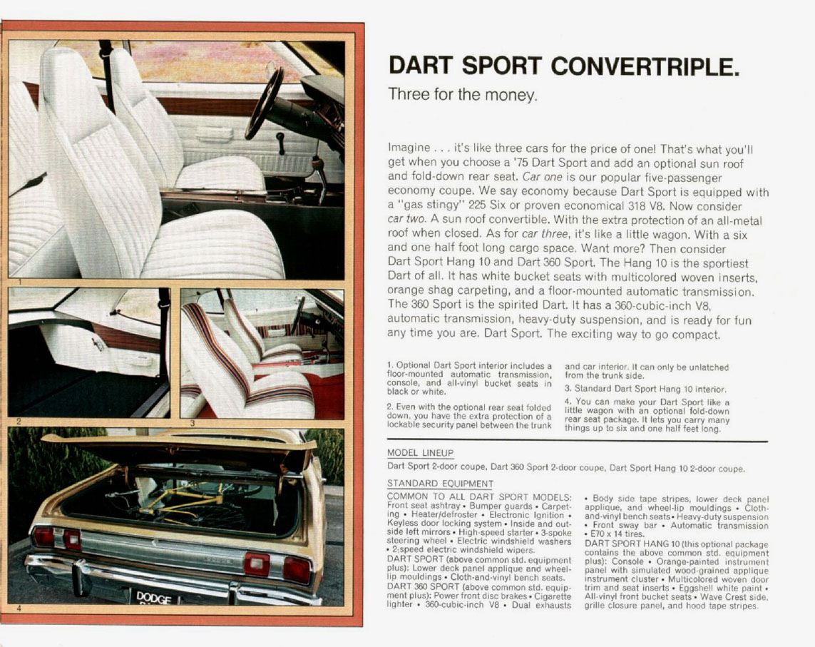 1975 Dodge Brochure Page 11
